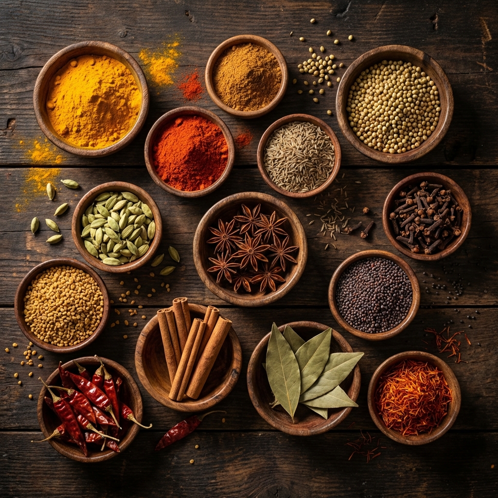 Spices Background